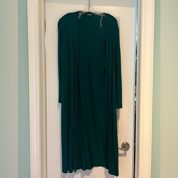 Fashion Nova Come Get It Bae Cardigan - Hunter Green - Picture 5 of 5